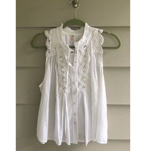Free People sleeveless blouse